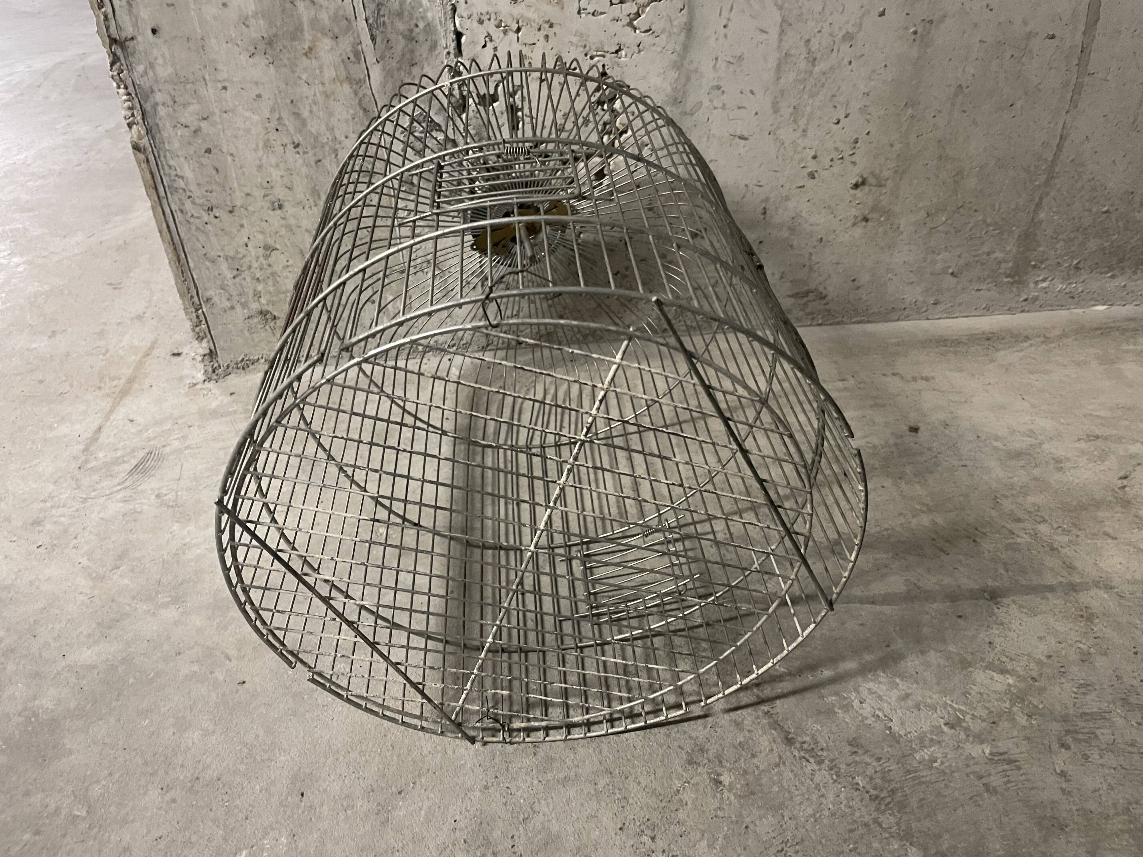 50s bird cage