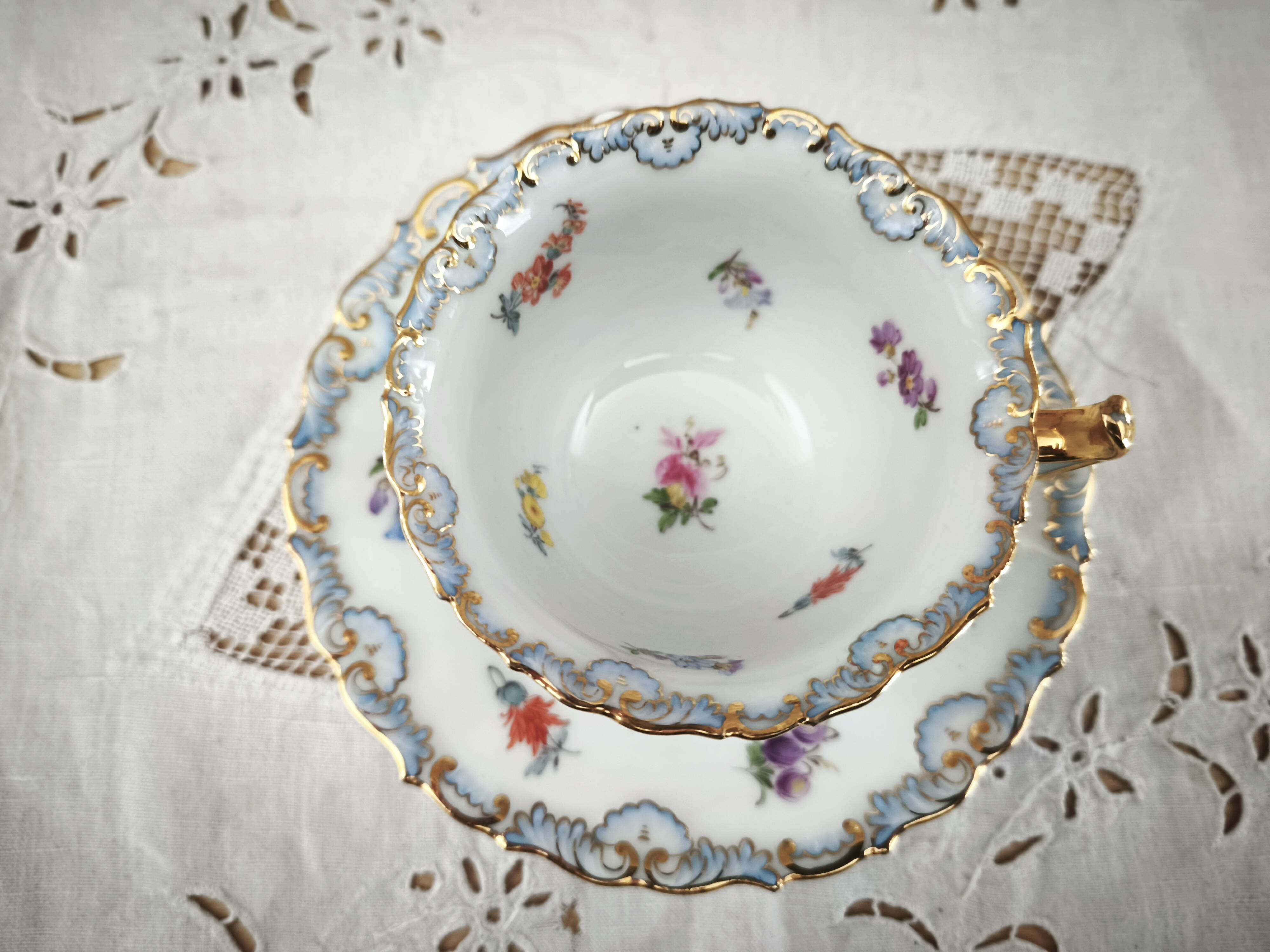 Meissen porcelain Art Nouveau long tea or coffee cup model 3
