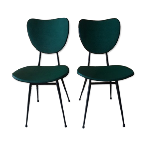 chaises en skai vintage