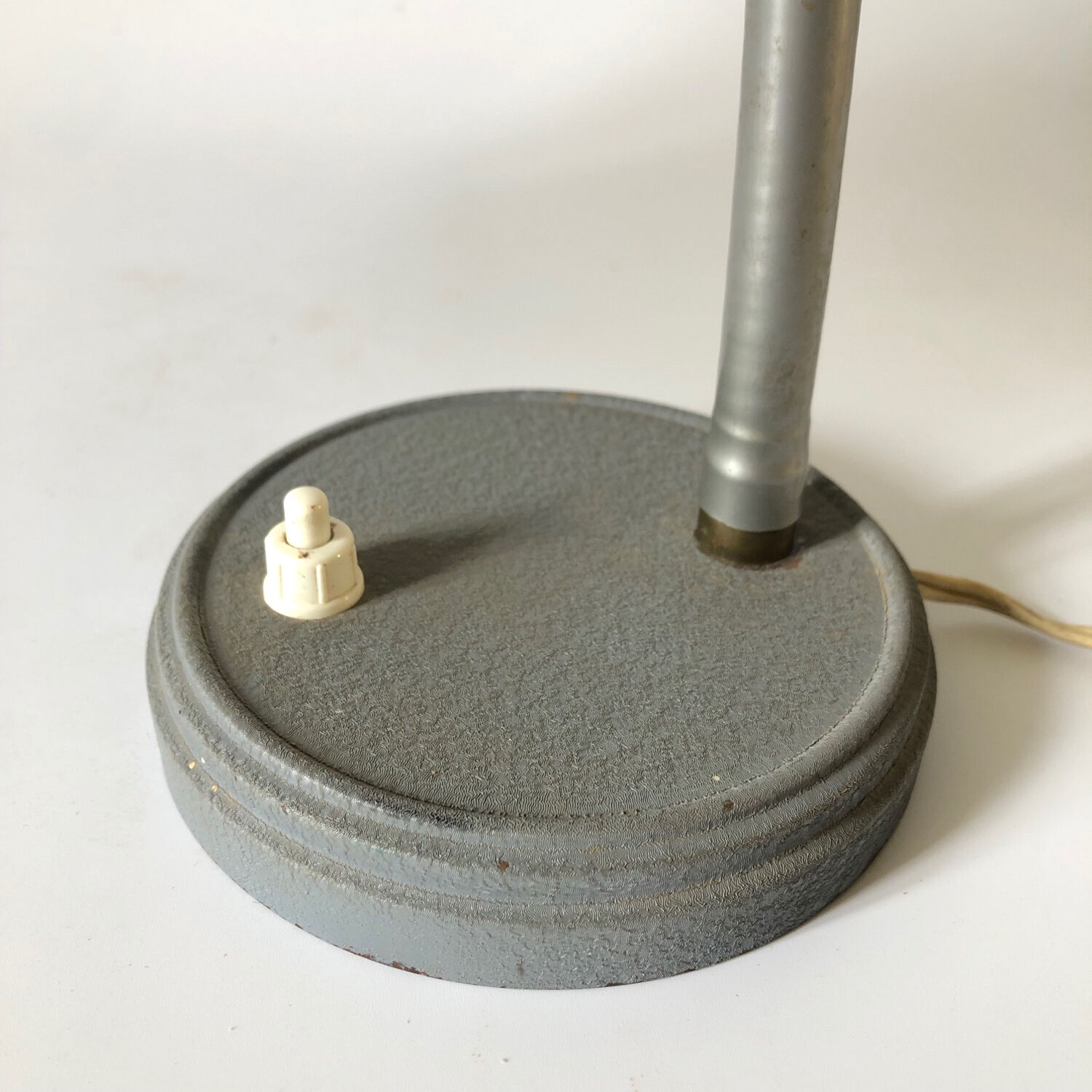 Lampe articulée vintage couleur bleu gris