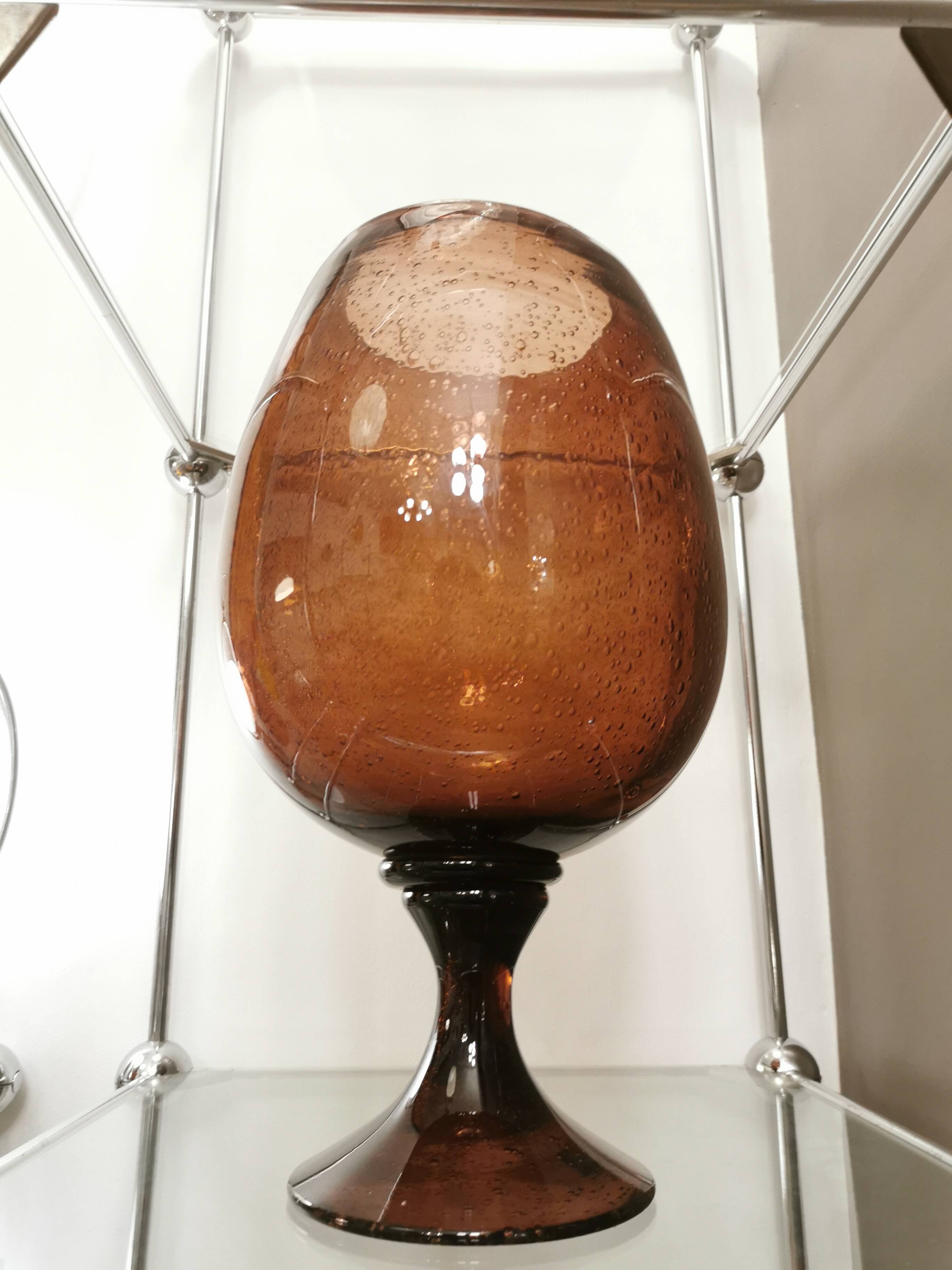 Large 40cm Biot glass "wedding" cup