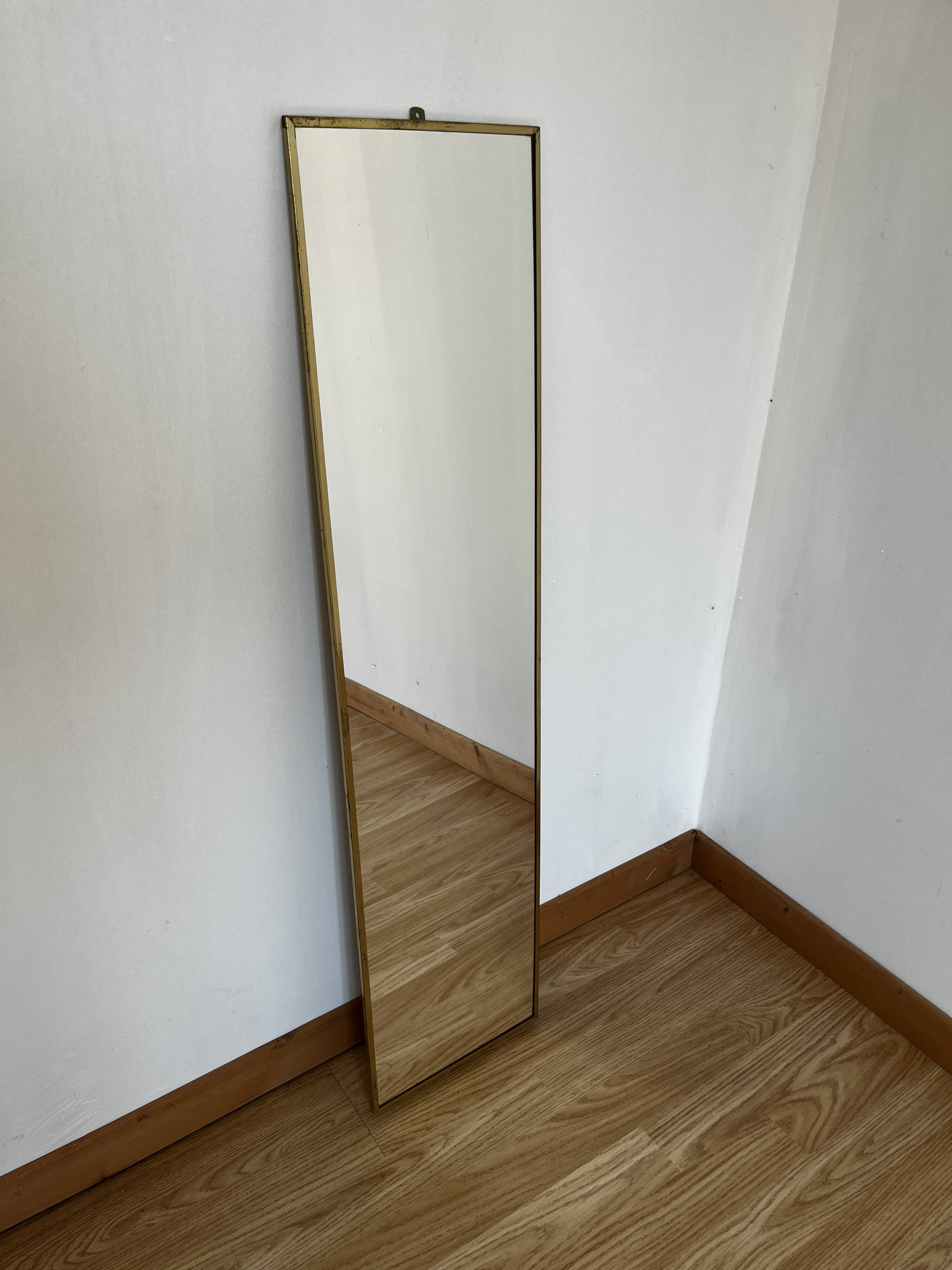 Long wall mirror