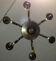 Louis XVI gilded bronze chandelier