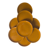 Set of 8 ceramic plates from Vallauris
