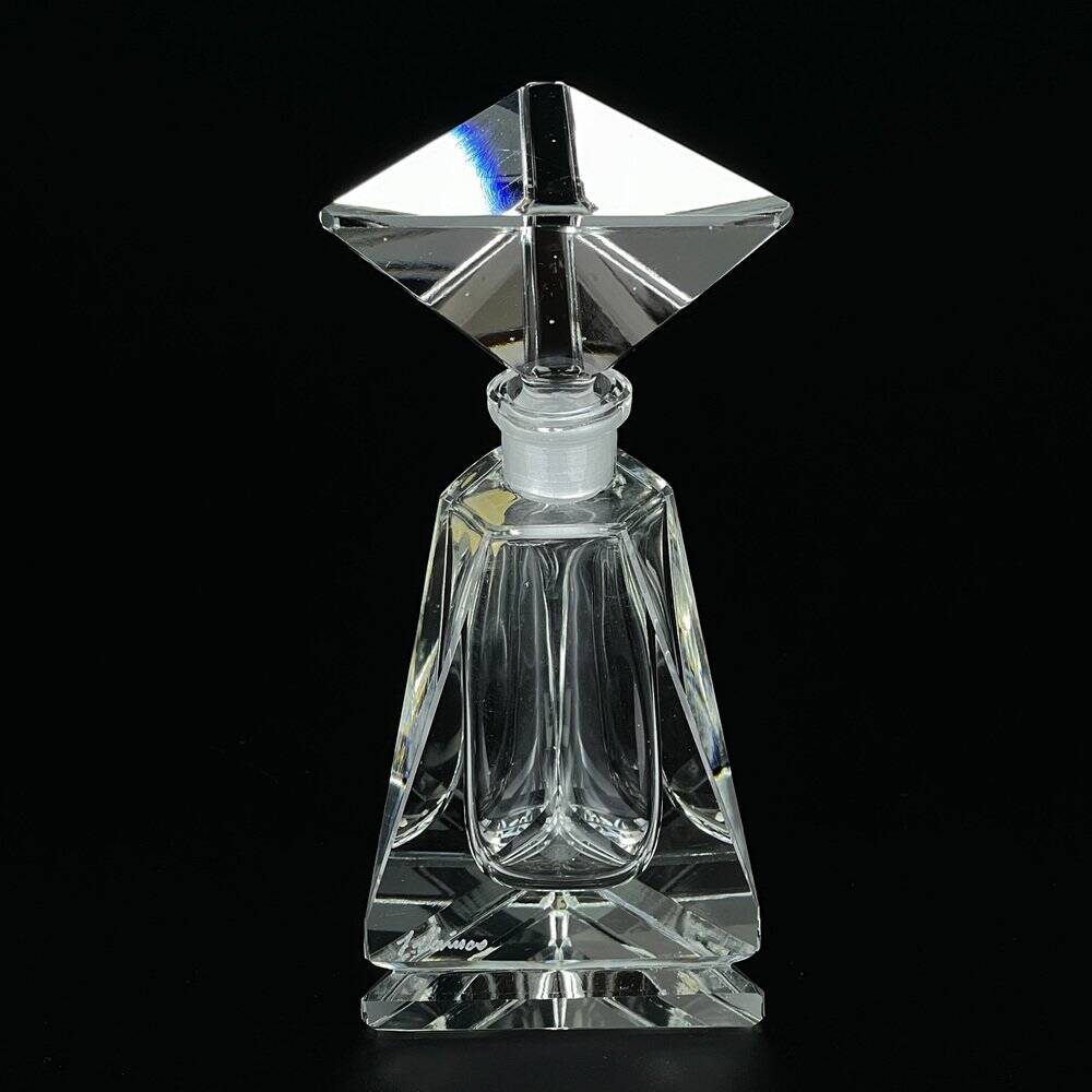 Vintage crystal perfume bottle by Italo Varisco for Varisco, 1960s.