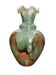 Vintage opaline vase with ruffled neck Stelvia Italy circa 1960
