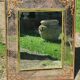 Old parecloses mirror, engraved decoration