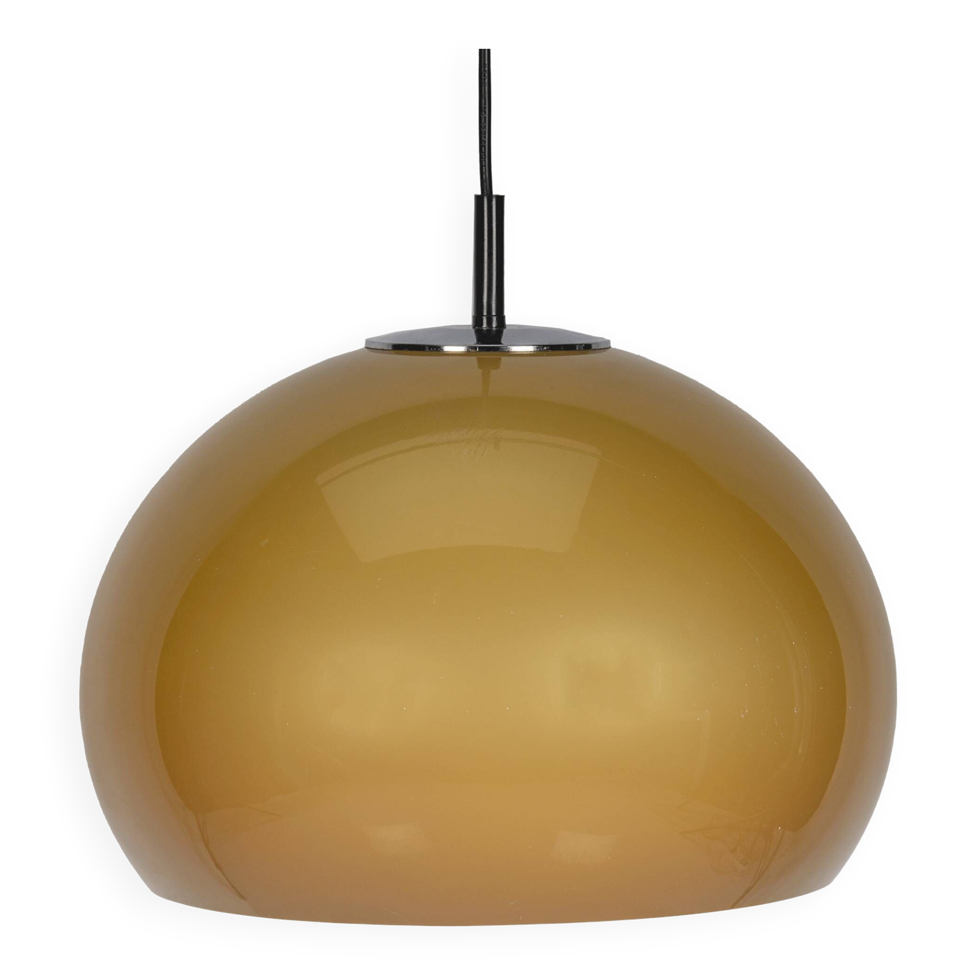 Brown space age pendant lamp