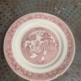 Iron earth cake dish, willow, hamage moulin des loups, north, old