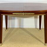 Oval mahogany table Empire style
