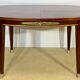 Table ovale en acajou style Empire
