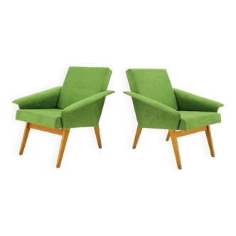 Pair of lounge chairs Czechoslovakia 1960s
