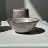 Meeting of three ceramic pieces: ice cup, small cup and small cup