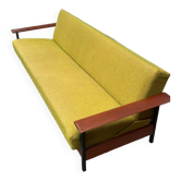 Canape daybed scandinave des années 60 design danois convertible teck