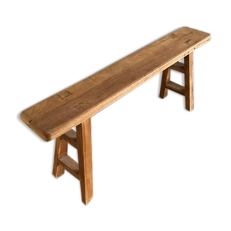 Beautiful wooden sturdy bench