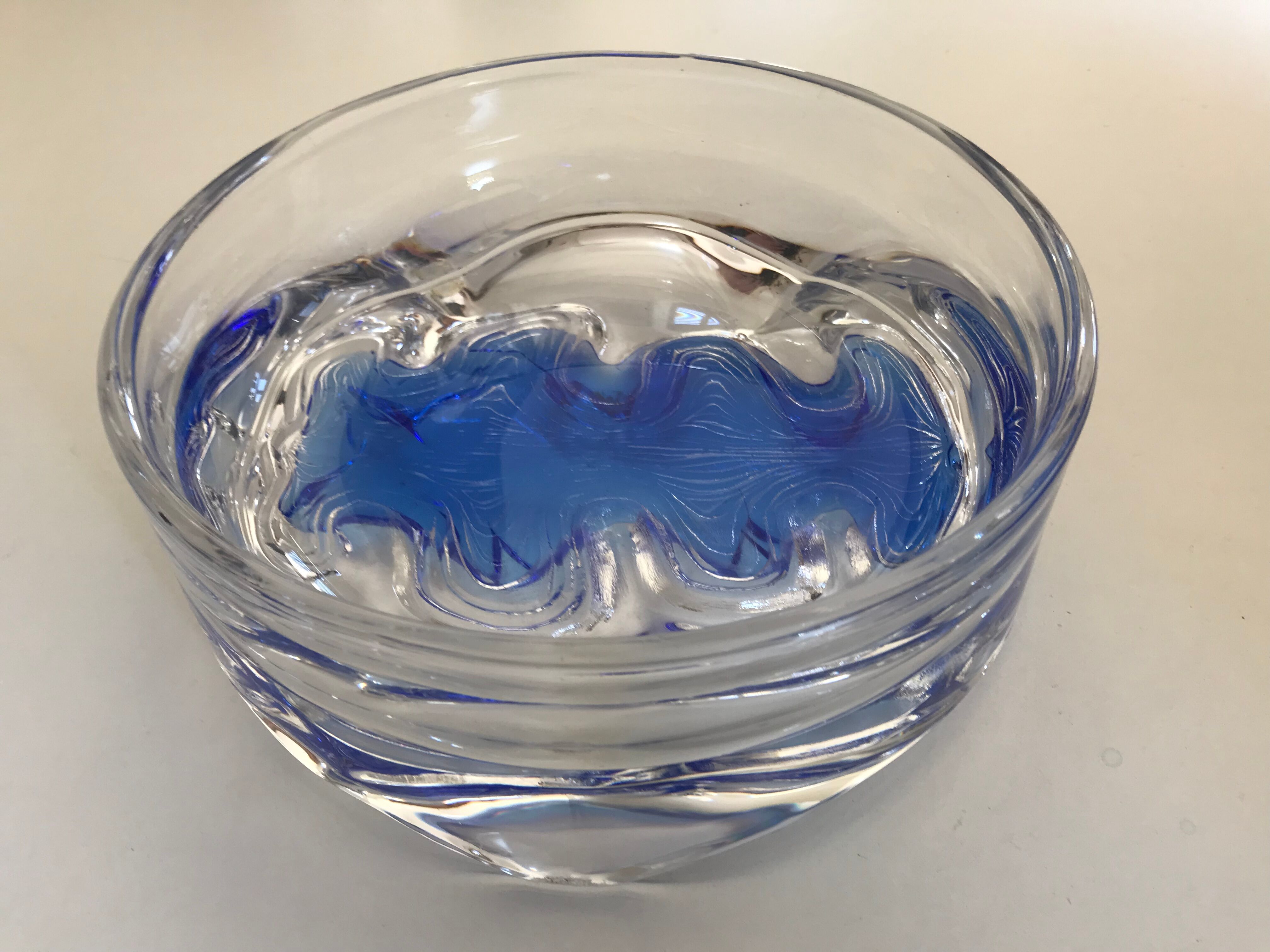 Crystal cup Daum design 70 years