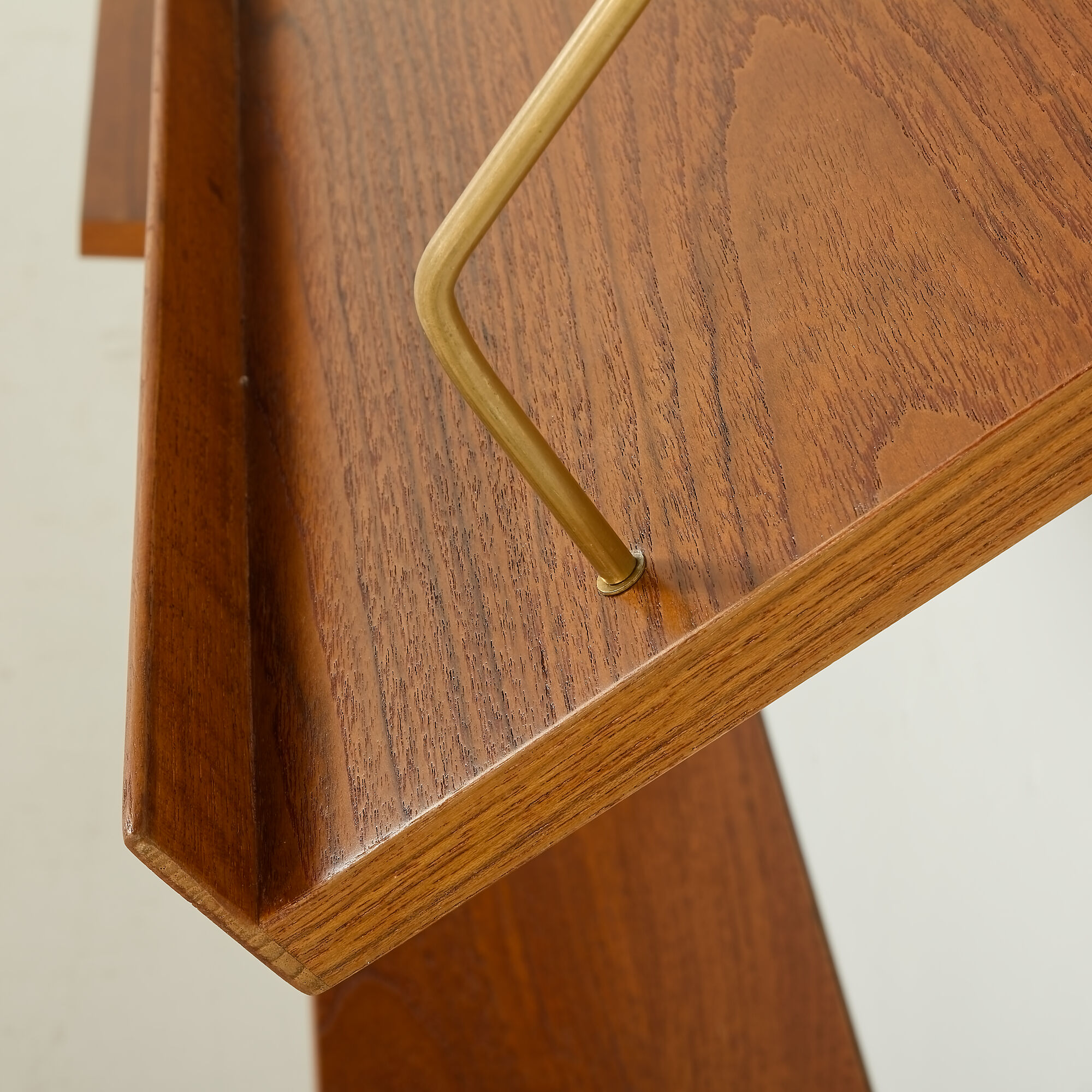 Danish vintage teak wall unit attributed to Preben Sorensen, 1960s