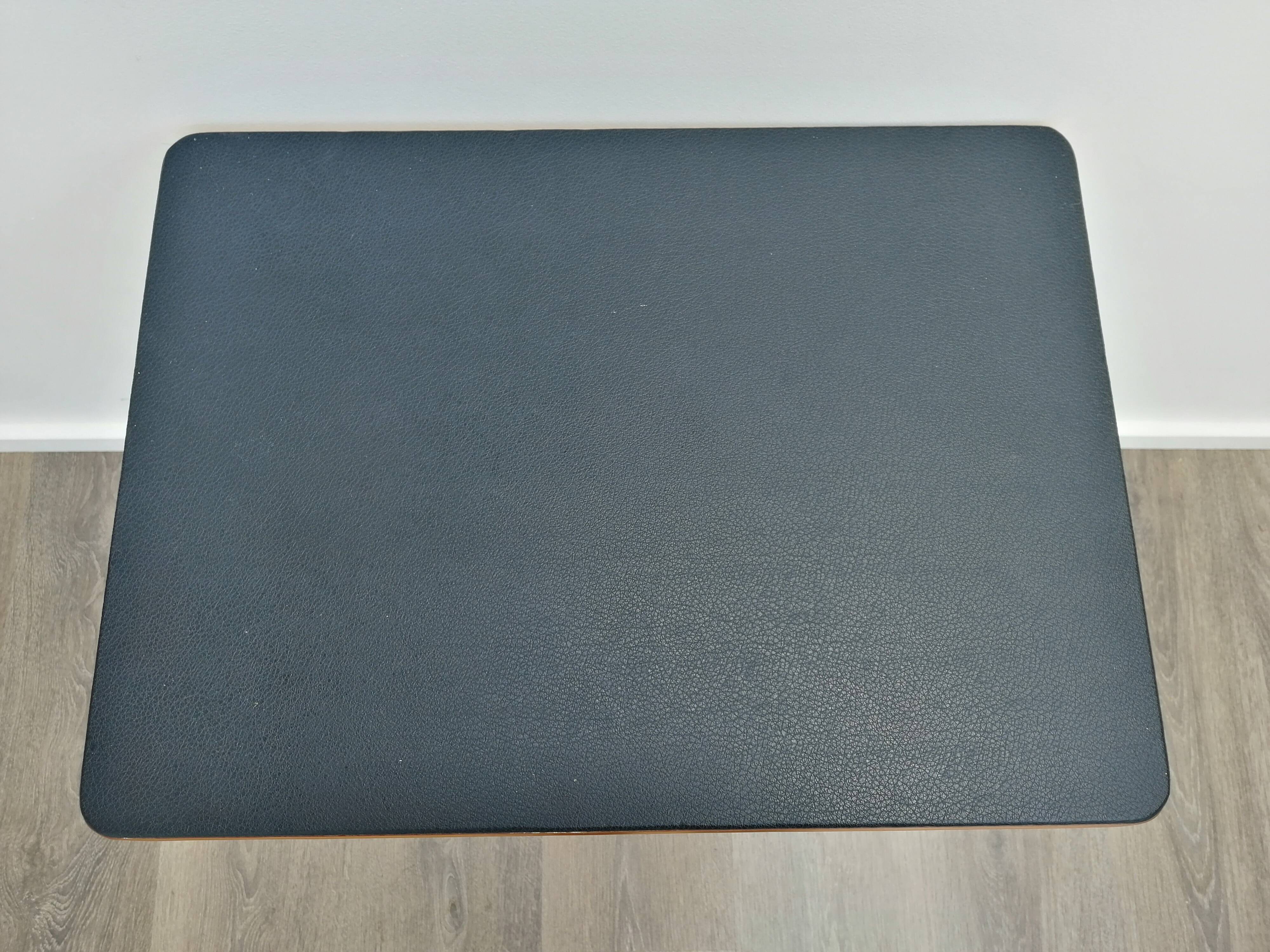 Black & gold side table