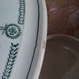 Antique iron earthenware soup tureen from Castres