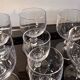 Large crystal beer or dessert glasses, 2 heights