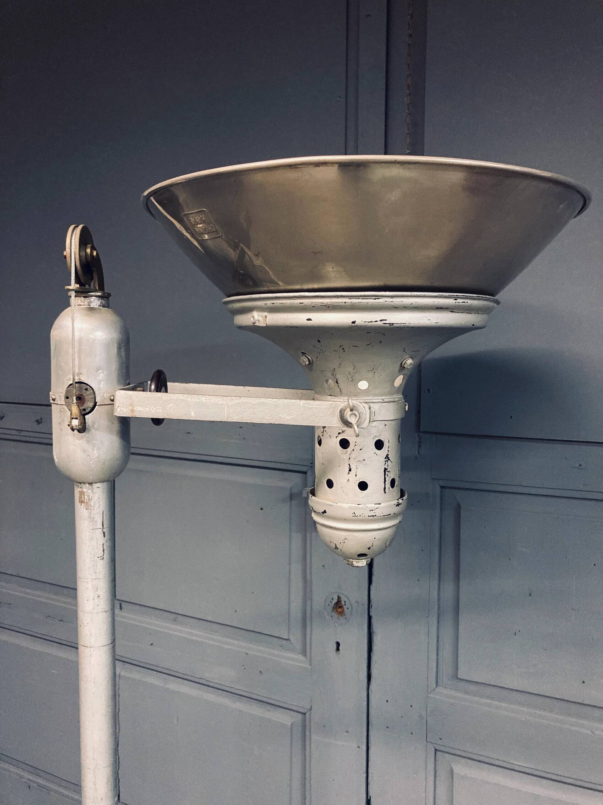 Industrial Hanau floor lamp 1950s
