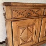 Vintage 4-door sideboard in solid wood