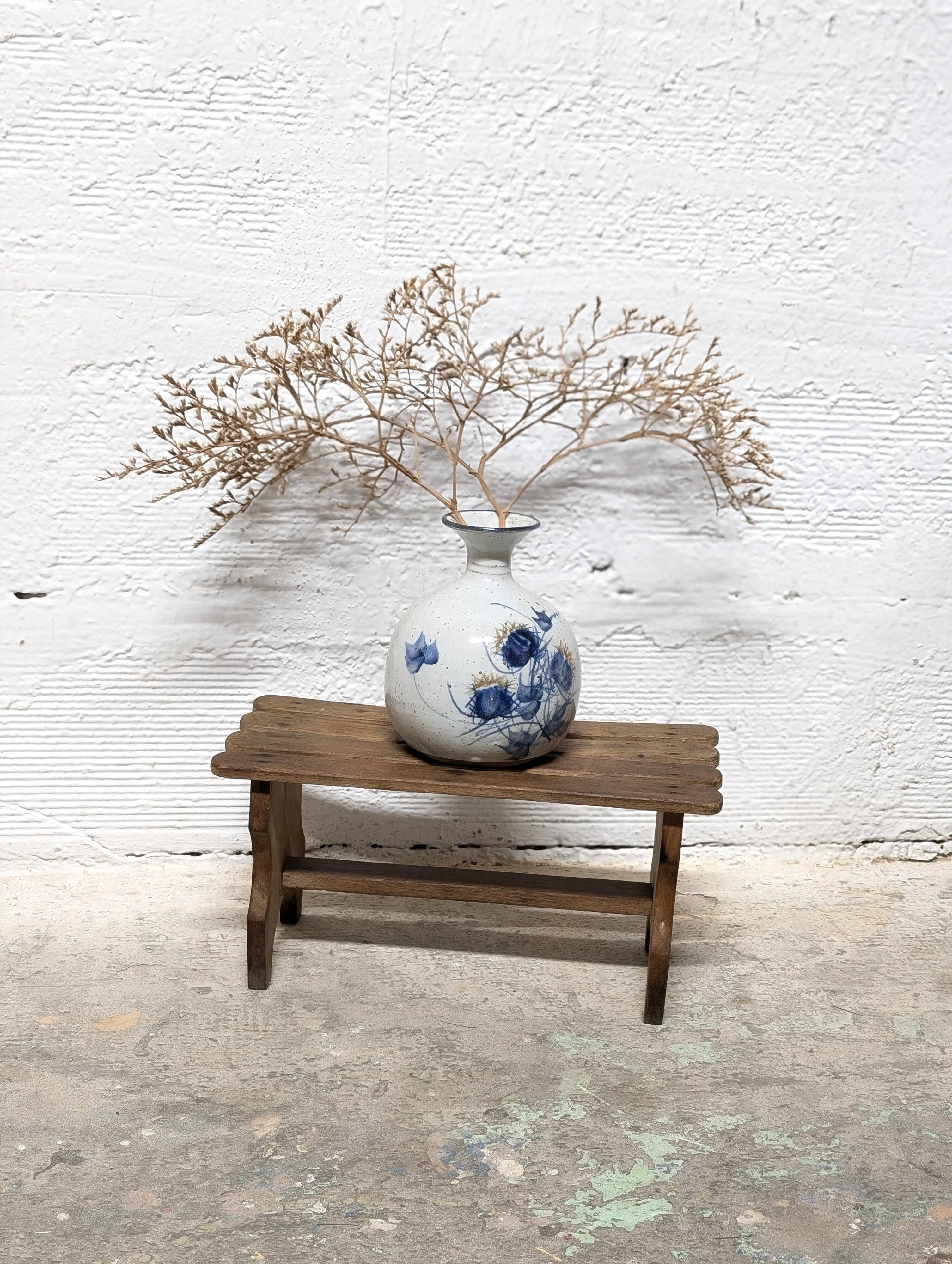 Small wooden stool / footrest