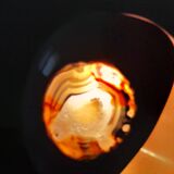 Ceramic and agate slice lamp, 1970