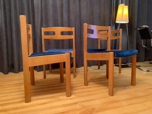 Set of four Asko Export chairs, Finland, 1960s