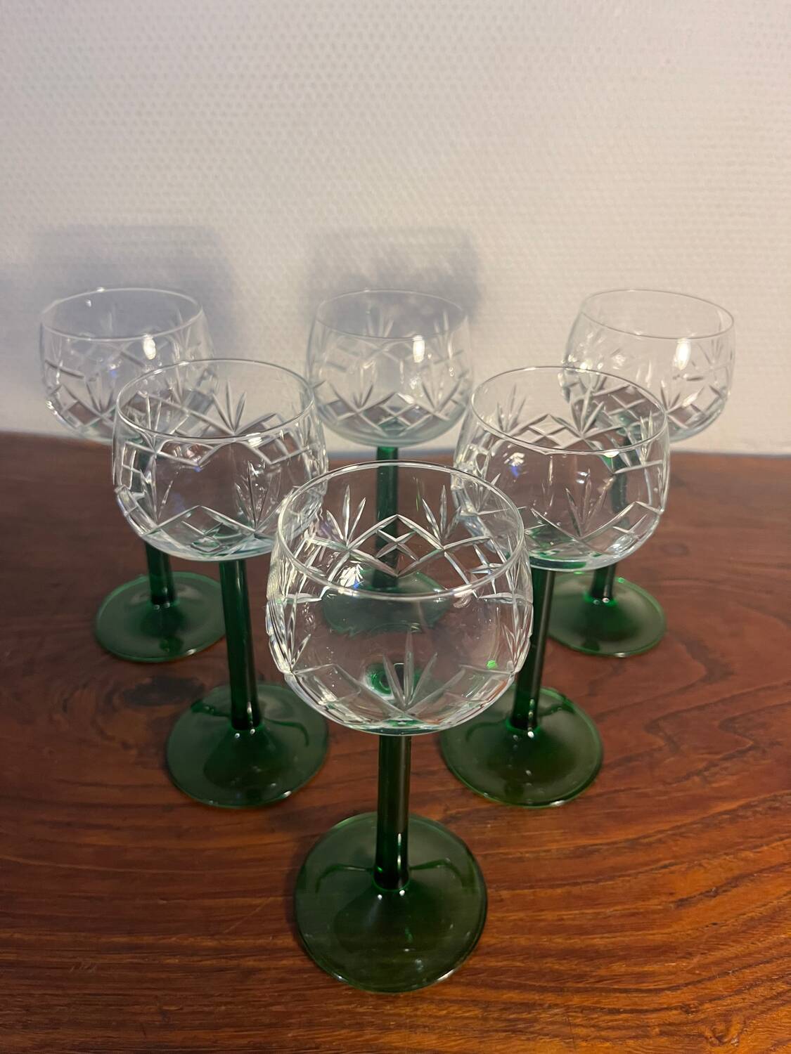 Low Rhine wine glass stemmed glass DLG baccarat