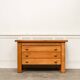 Commode Maison Regain in solid elm, 1960s.