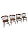 4 western-style bistro chairs in beech wood