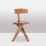 Pierre Chapo. Series of 6 model S34 chairs. 1960s.