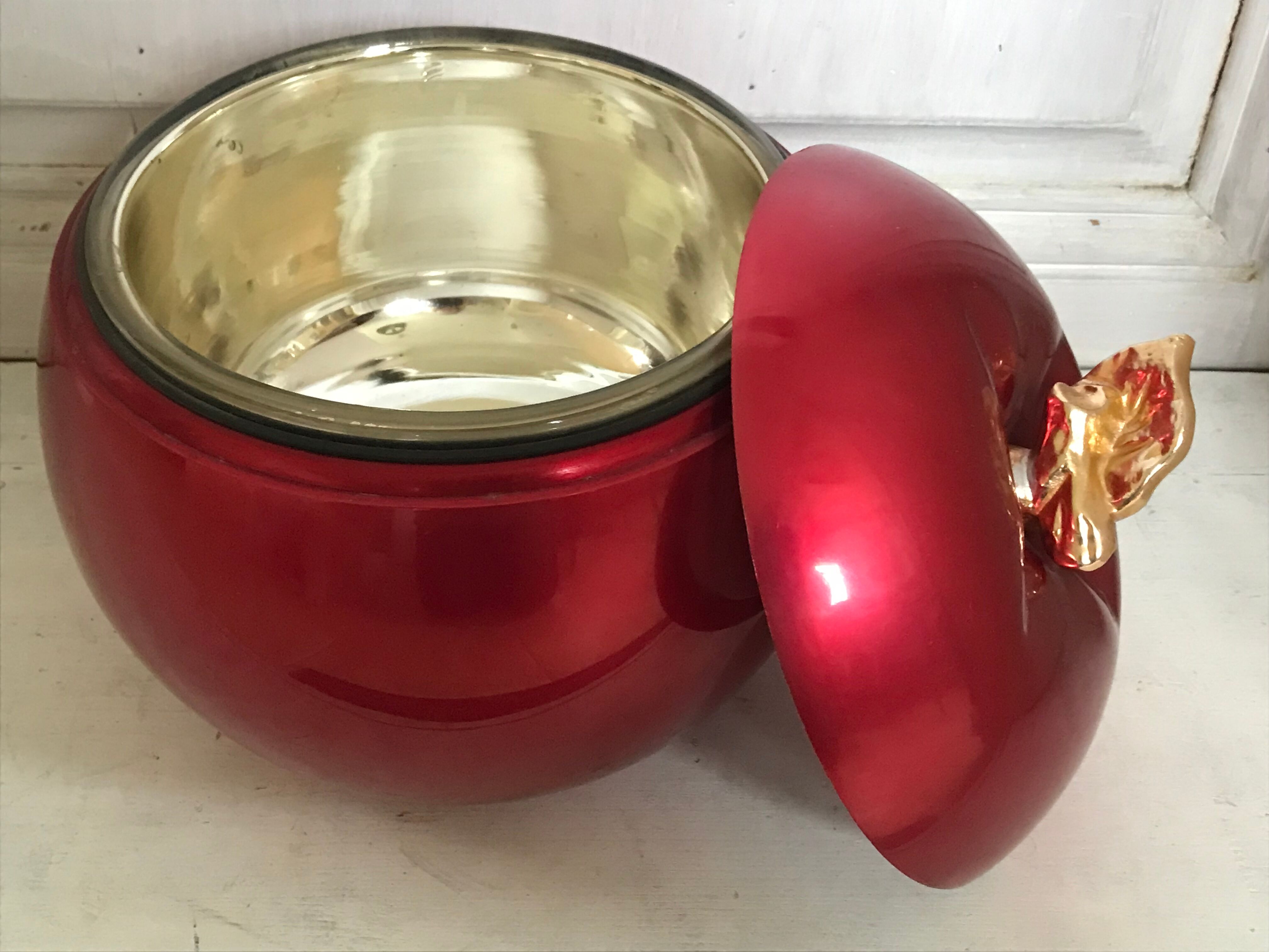 Vintage apple ice bucket