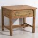 Central European pine kitchen table with two drawers – Tyrol, circa 1910
