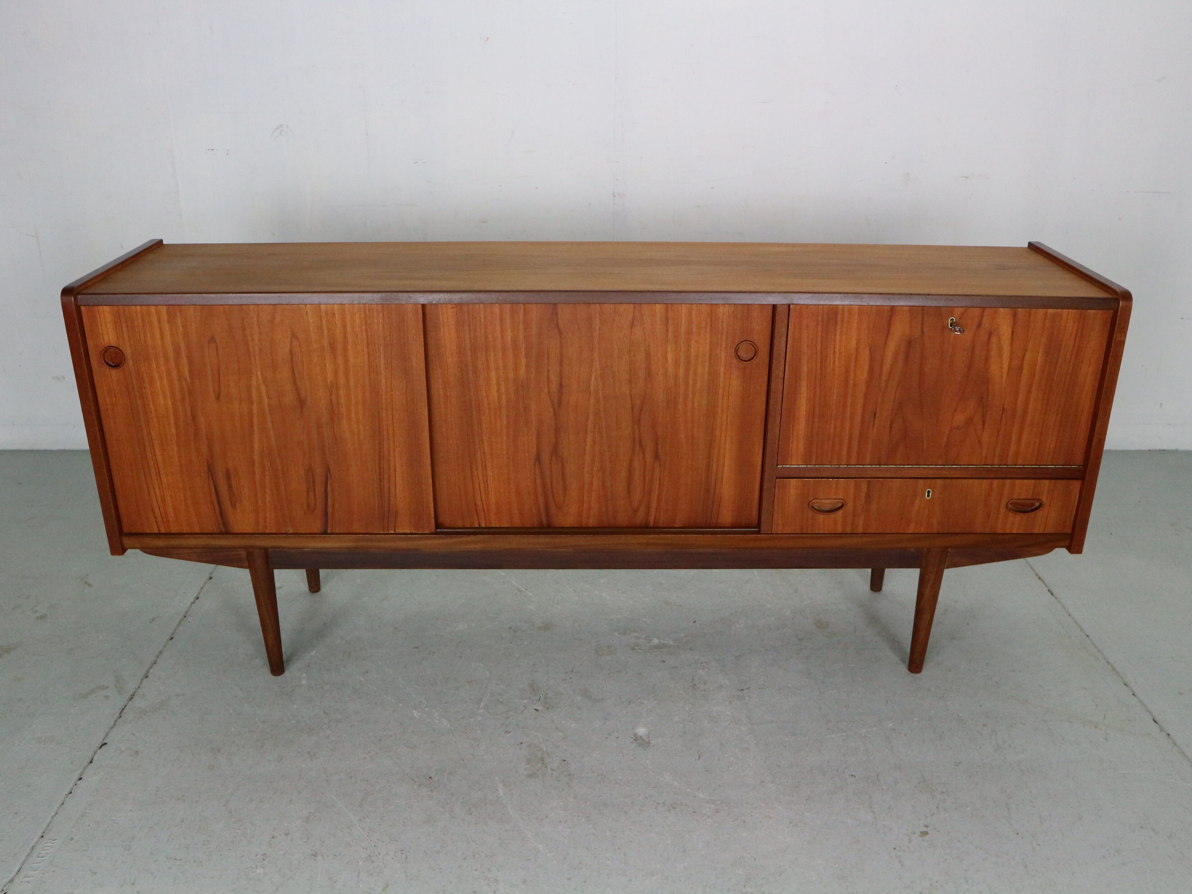 Scandinavian modern teak sideboard 1960's Denmark
