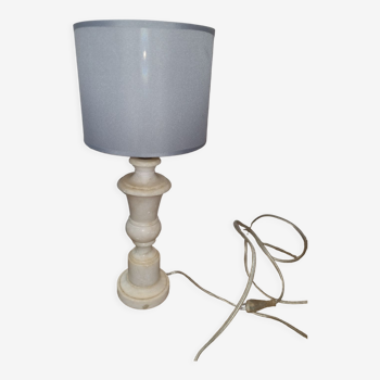 White marble table lamp