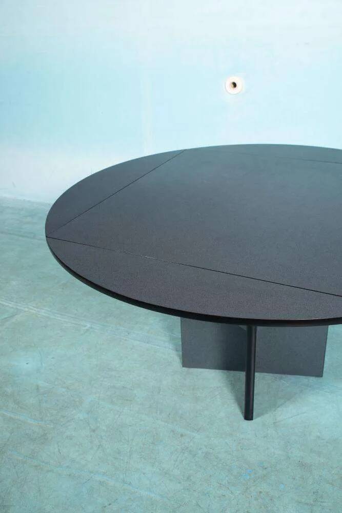 Minimalist postmodern dining table Hennie de Jong