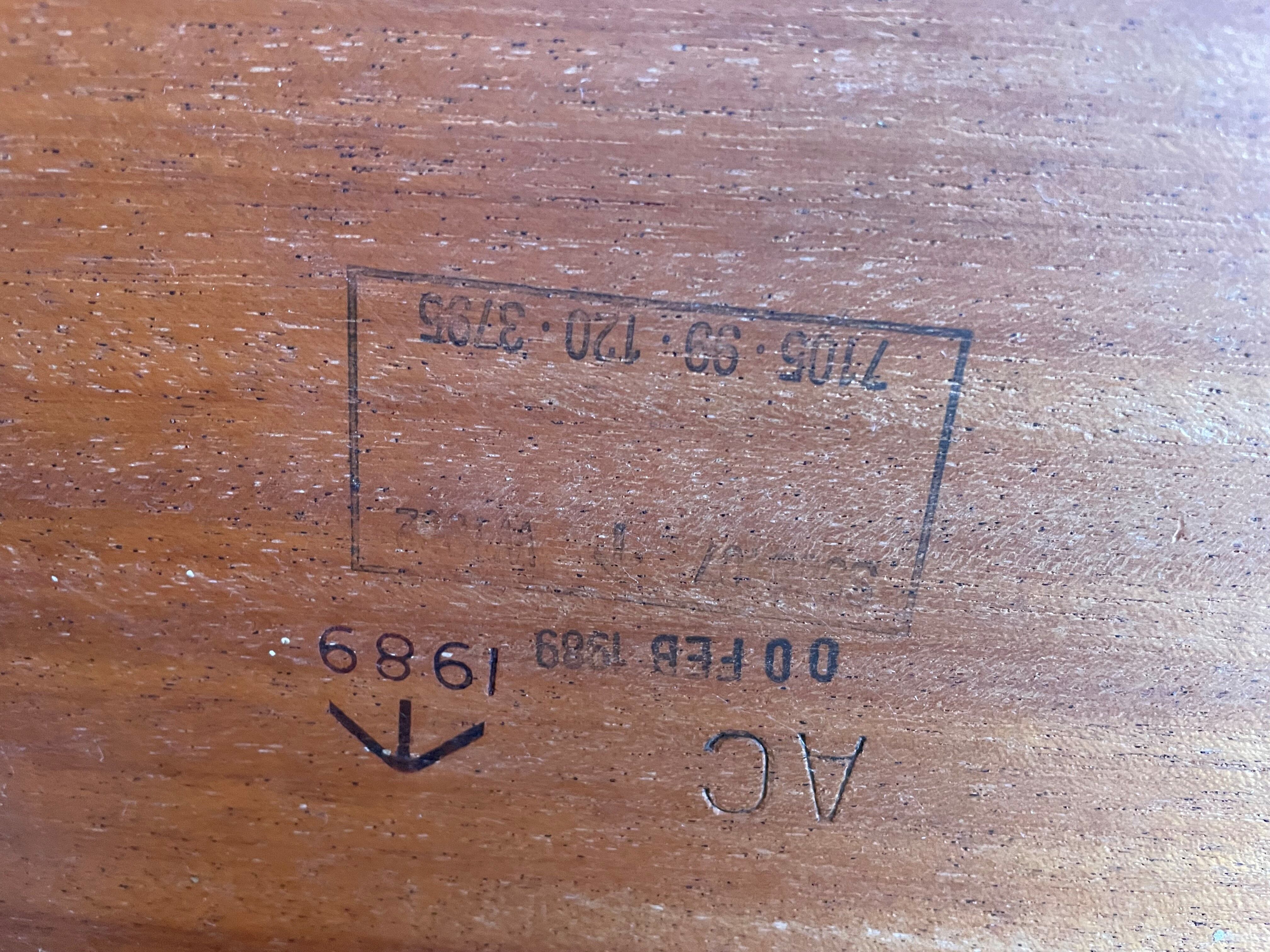 Vintage wooden coffee table