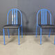 Ensemble de chaises Nr 222 par Robert Mallet-Stevens, années 1980, ensemble de 7.