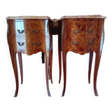 Pair of bedside Louis XV style