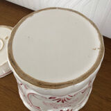 Pot cover ceramic pattern flowers