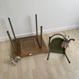 Bureau d’écolier et sa chaise Mullca