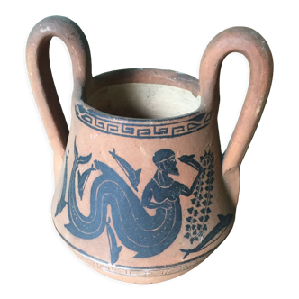 Terracotta vase