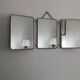 Triptych mirror 1960 barber - 21 x 50 cm