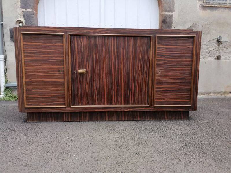 Enfilade Art Deco ebony of macassar