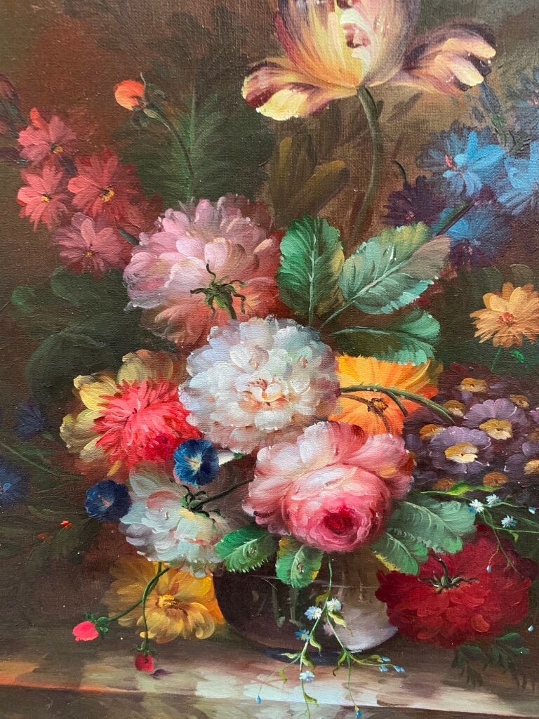 Painting «Still life with flowers».