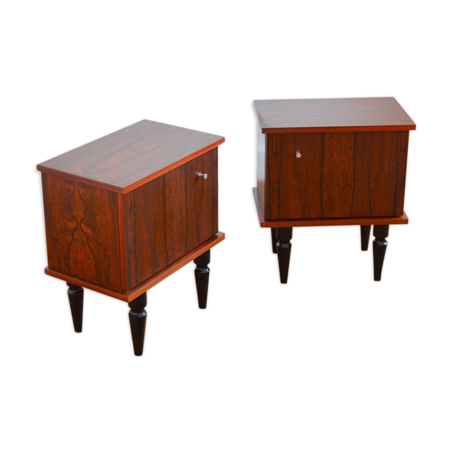 Pair of vintage bedside 1960s