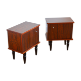 Pair of vintage bedside 1960s