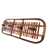Bamboo and rattan coat rack Olaf von Bohr